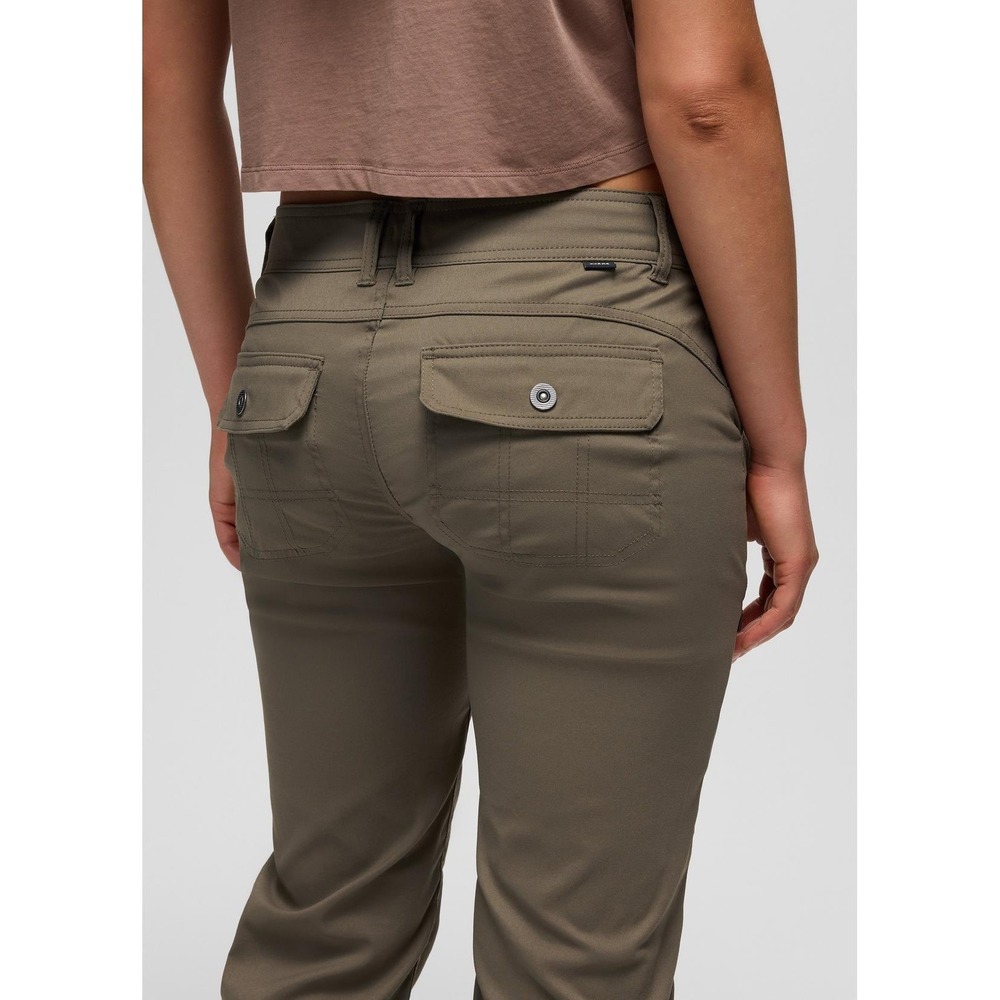 PrAna Halle Low Rise Bootcut Pants Slate Green 10R Roll Up Hiking Outdoors $98 - Picture 3 of 14